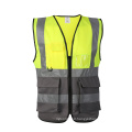 Wholesales Emergency ENISO20471 Standard Hi Viz Construction Work Safety Depot Reflective Safety Vest